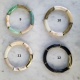 Bracelet perles tissés sur lien elastique