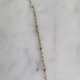 Collier médaille vierge et perles