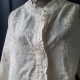 Tunique coton effet dentelle anglaise