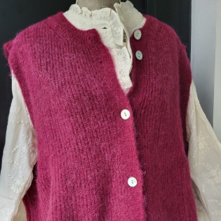 Tunique coton effet dentelle anglaise