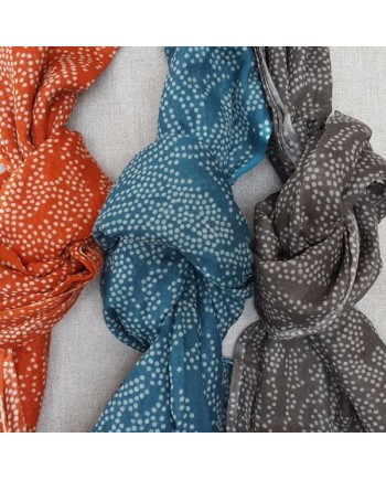 Foulards imprimé pois 