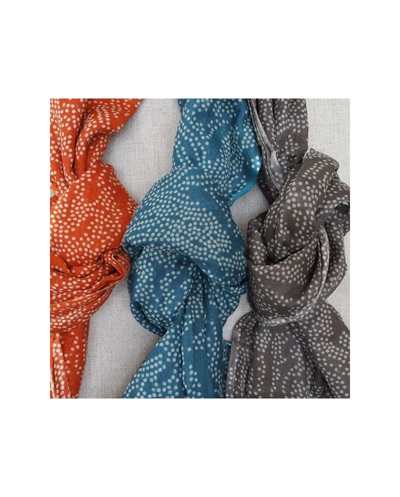 Foulards imprimé pois 
