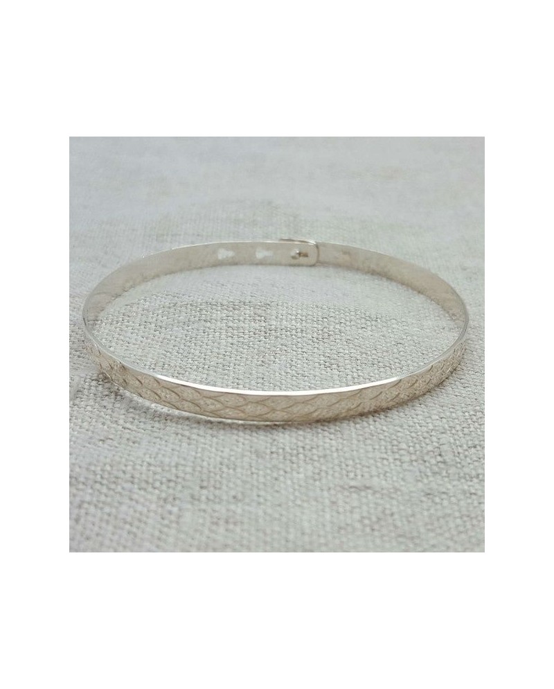 Jonc ruban ECAILLE Argent 