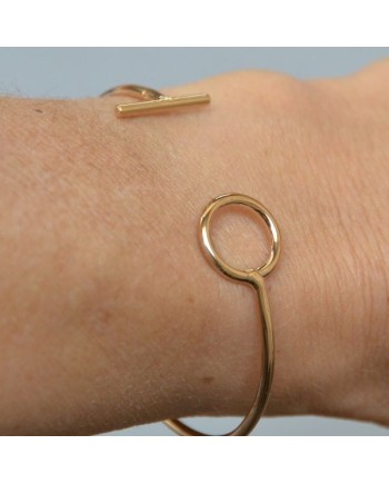 Jonc ouvert Argent ou plaqué Or