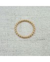 Bague fine perlée plaqué Or