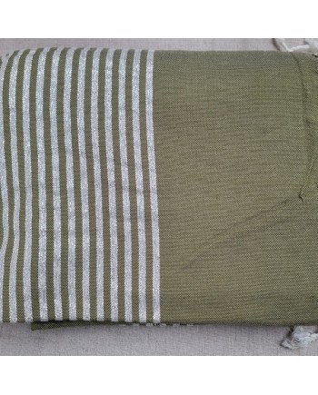 Nappes Lurex beige, corail et grise