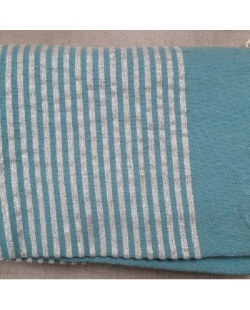 Nappes Lurex beige, corail et grise