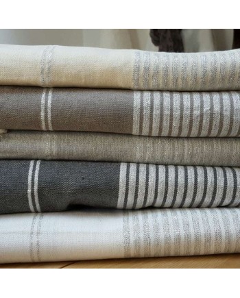 Nappes Lurex beige, corail et grise