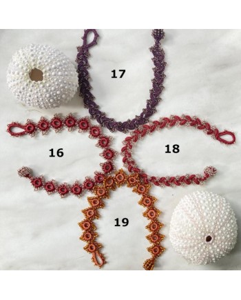 bracelet manchette fine perle fin