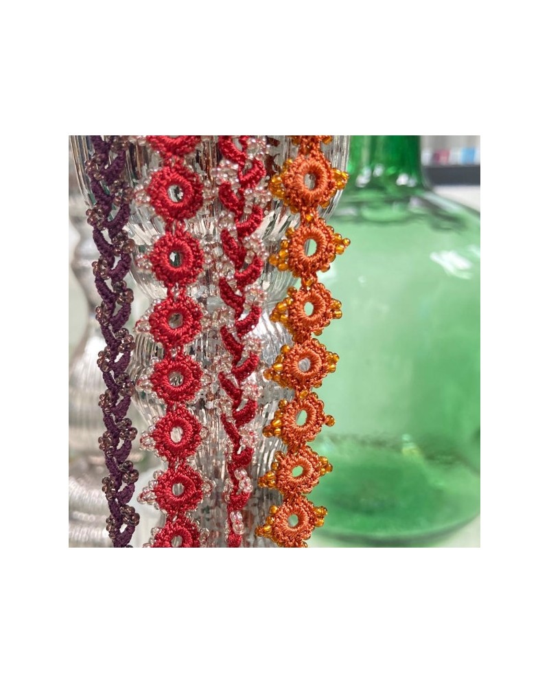 bracelet manchette fine perle fin