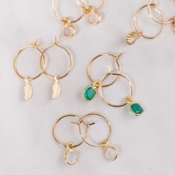 Boucles d'oreilles percées 